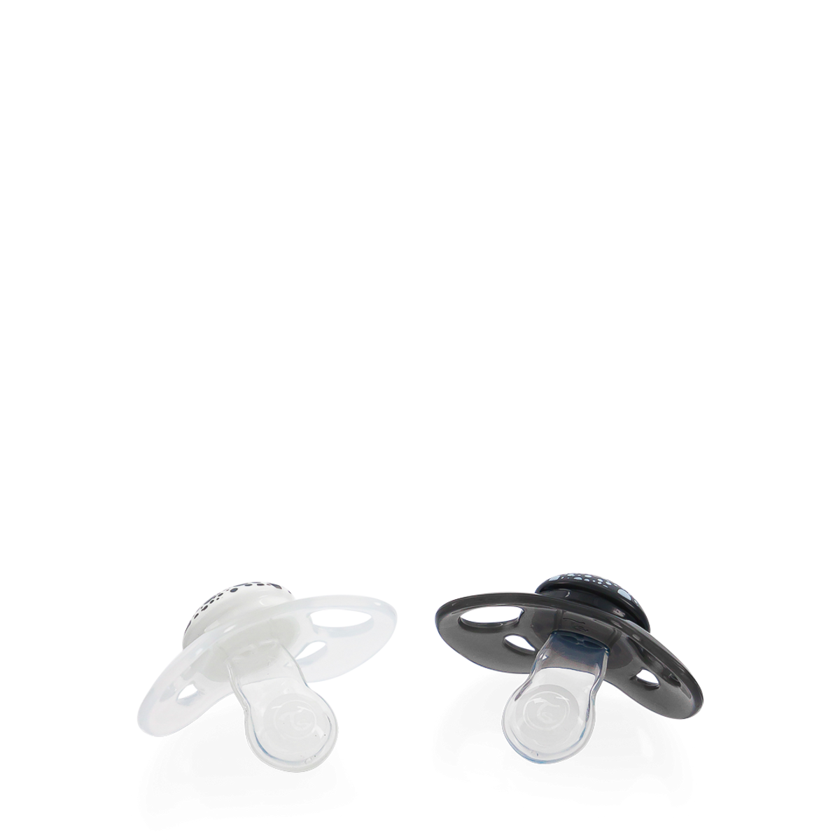 Twistshake 2x Pacifier Black White 6+m
